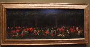 The Hunt in the Forest by Uccello