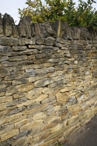 Typical stone wall