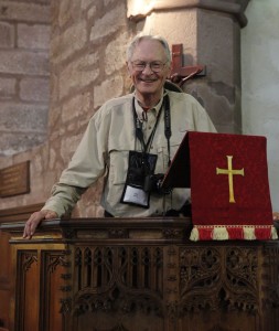 Bishop Jon in the pulpit