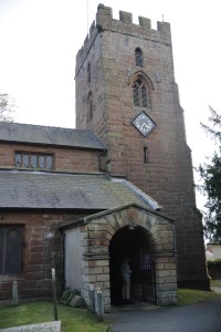 Very old church tower