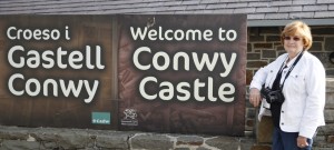 Linda at Conwy Castle