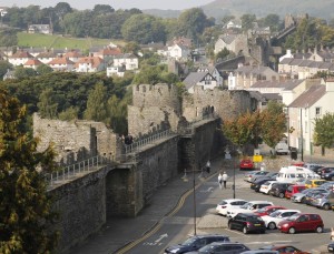 Conwy town wall
