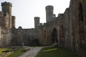 Inside the castle