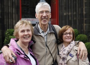 Peter with guides Jane and Shauna