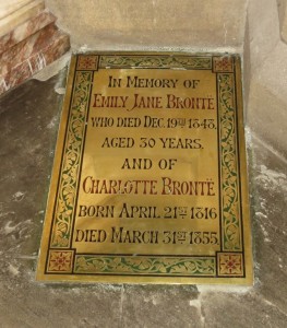 Emily and Charlotte plaque