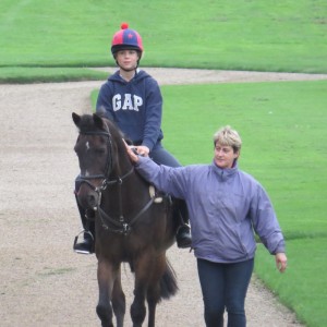 Octavia Howard on her pony