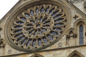 Rose window in minster