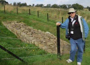 Bob at Hadrian's Wall